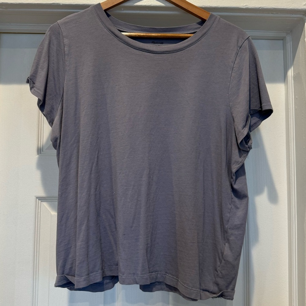 Madwell Northside Vintage Tee Periwinkle